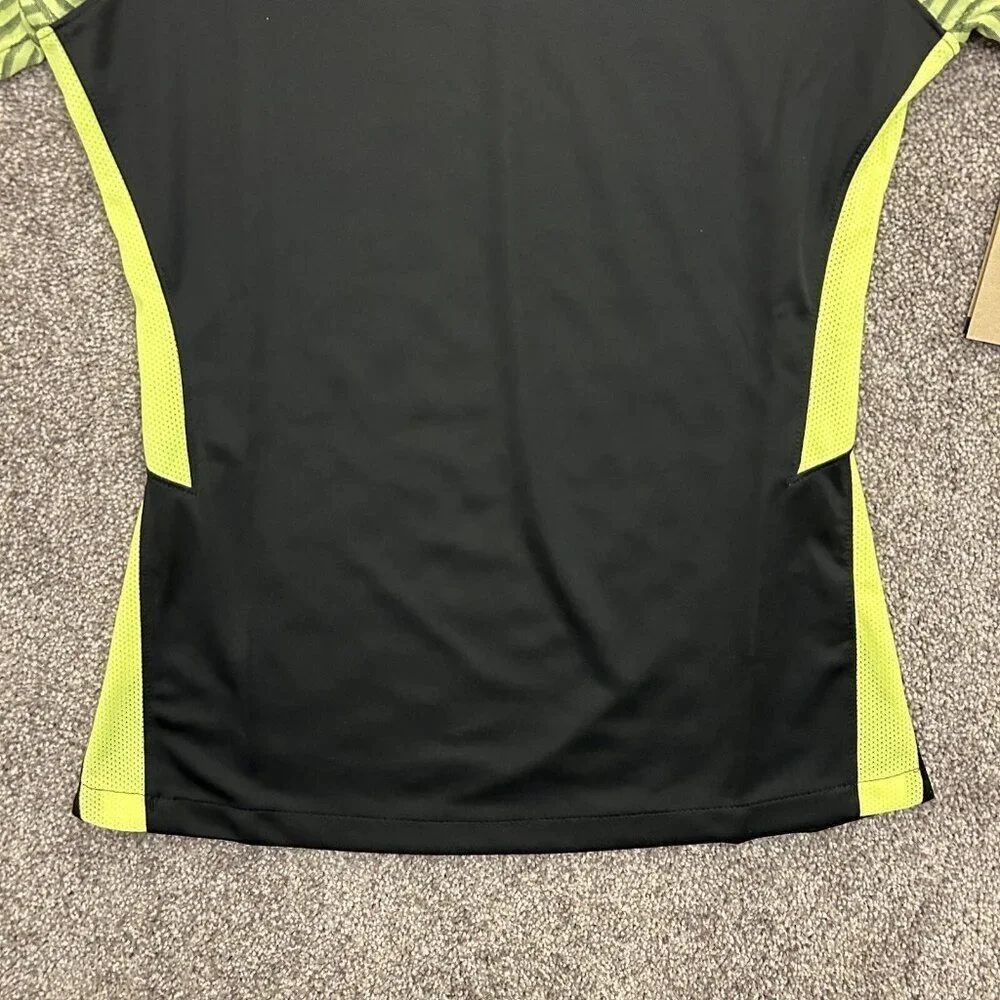 Nike Soccer Jersey Top Short Sleeves Black Green Women's Size S - Small - NWT$50